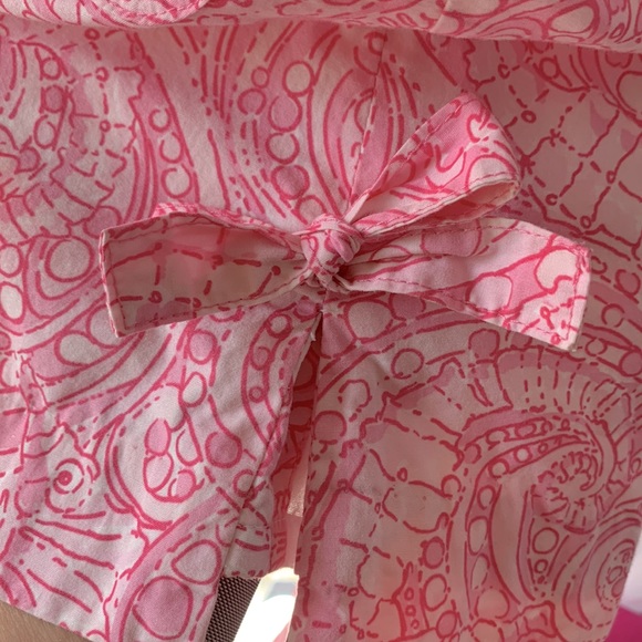 Lilly Pulitzer Little Lilly Shift Dress In Hibiscus Pin - Picture 5 of 9